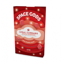 Space Gods - Legal Cannabis - Space Gummies 100mg - Strawberry Mango Flavor - THC+CBD-10pc Space Gods - Legal Cannabis - Space Gummies 100mg - Strawberry Mango Flavor - THC+CBD-10pc